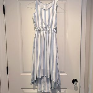 HANNAH BANANA blue striped dress
